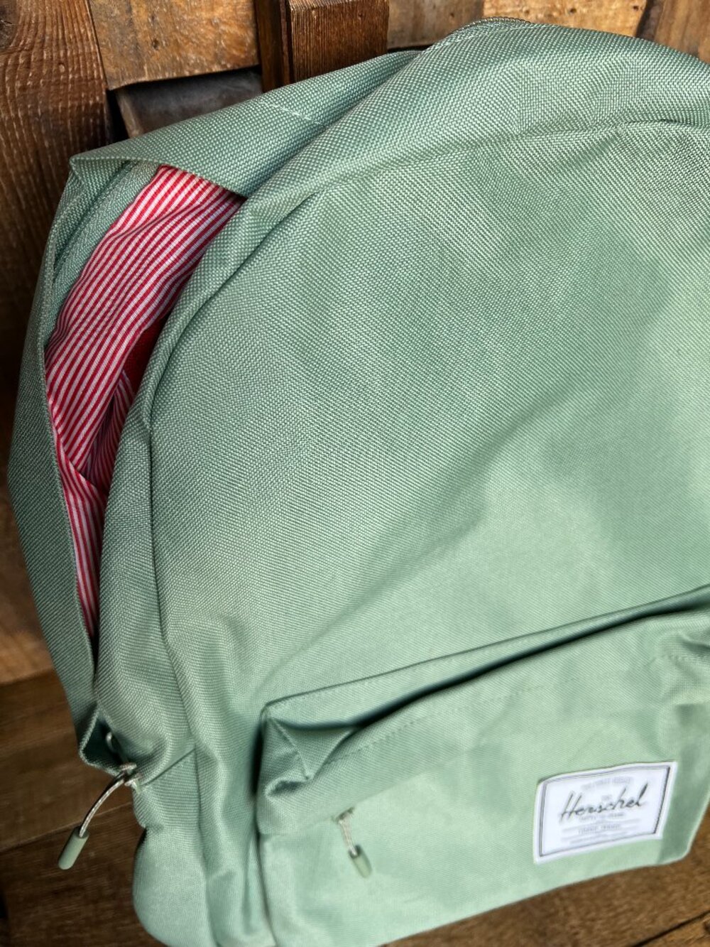 Herschel Supply Co. Classic Backpack in a soft seafoam/mint green color